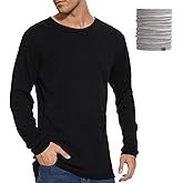 MERINNOVATION Merino Wool Base Layer Mens - 100% Merino Wool Shirts for Men Long Sleeve Thermal T-Shirt Lite - Midweight Top