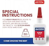 GH1200 20g Superglue with Anticlog Cap All Purpose Thick Bond view 5