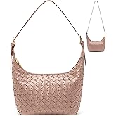 Shoulder Bag Handbags Women's Crossbody Woven Clutch Purses for Women Tote Bags Adjust Strap Hobo with Zip Closure
