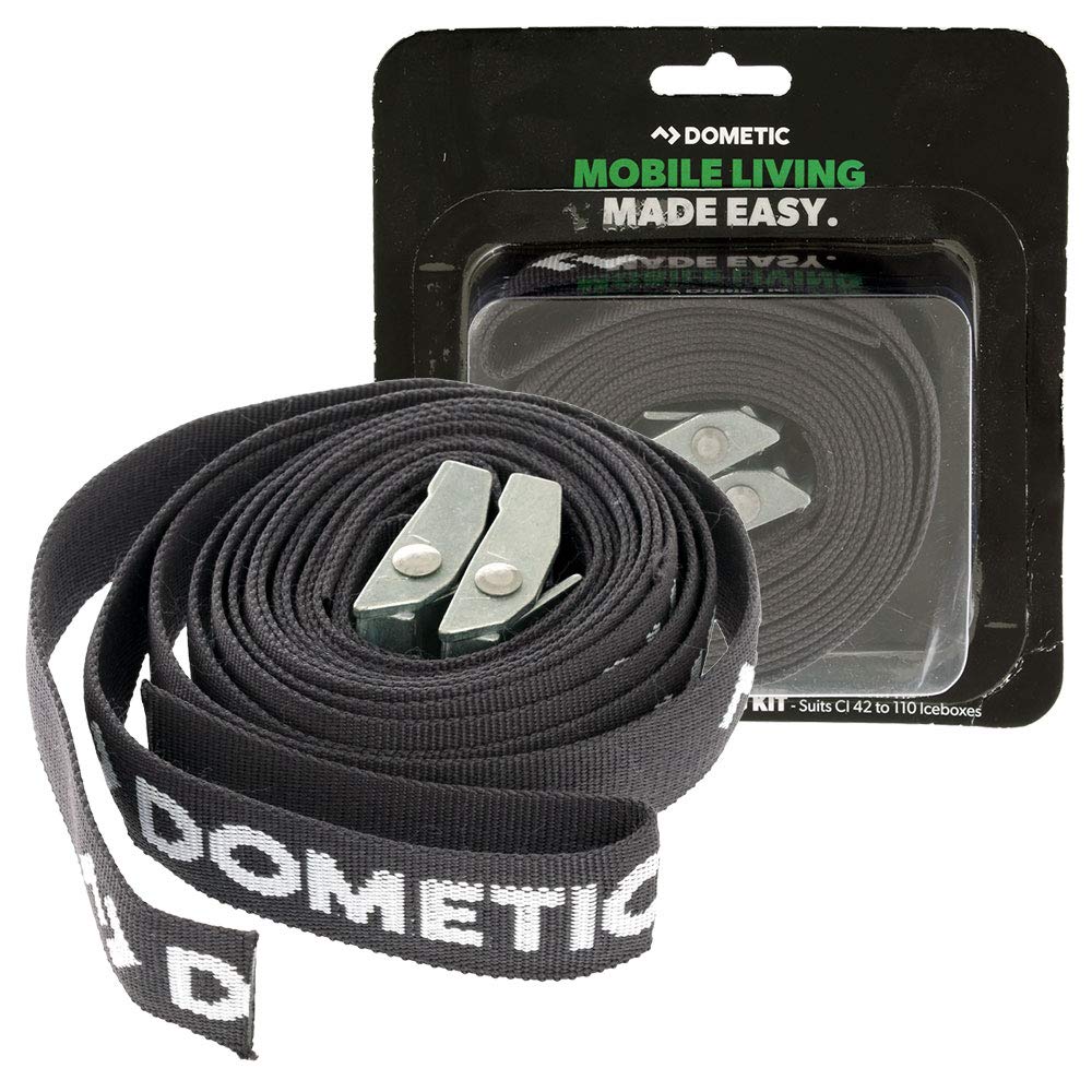 DOMETIC CI-FK fastening straps for CI ice boxes and other cool boxes, Schwarz