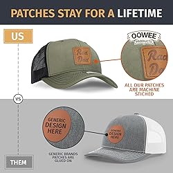 OOWEE Leather Patch Hat - Rad Dad | Richardson 112