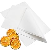 12 Pack Food Dehydrator Sheets, Silicone Fruit Mesh Trays for Dehydrator & Freeze Dryer, Non-Stick Mats for Meat, Herbs Cooki