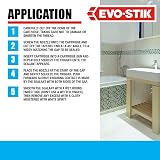 EVO-STIK White for Life Shower Bathroom Sealant White Stops Mould Stays New view 7
