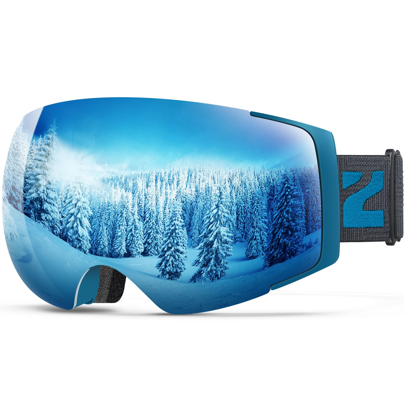 ZIONOR X4 Ski Goggles Magnetic Lens - Snowboard Goggles for Men Women Adult - Snow Goggles Anti-fog UV Protection Image