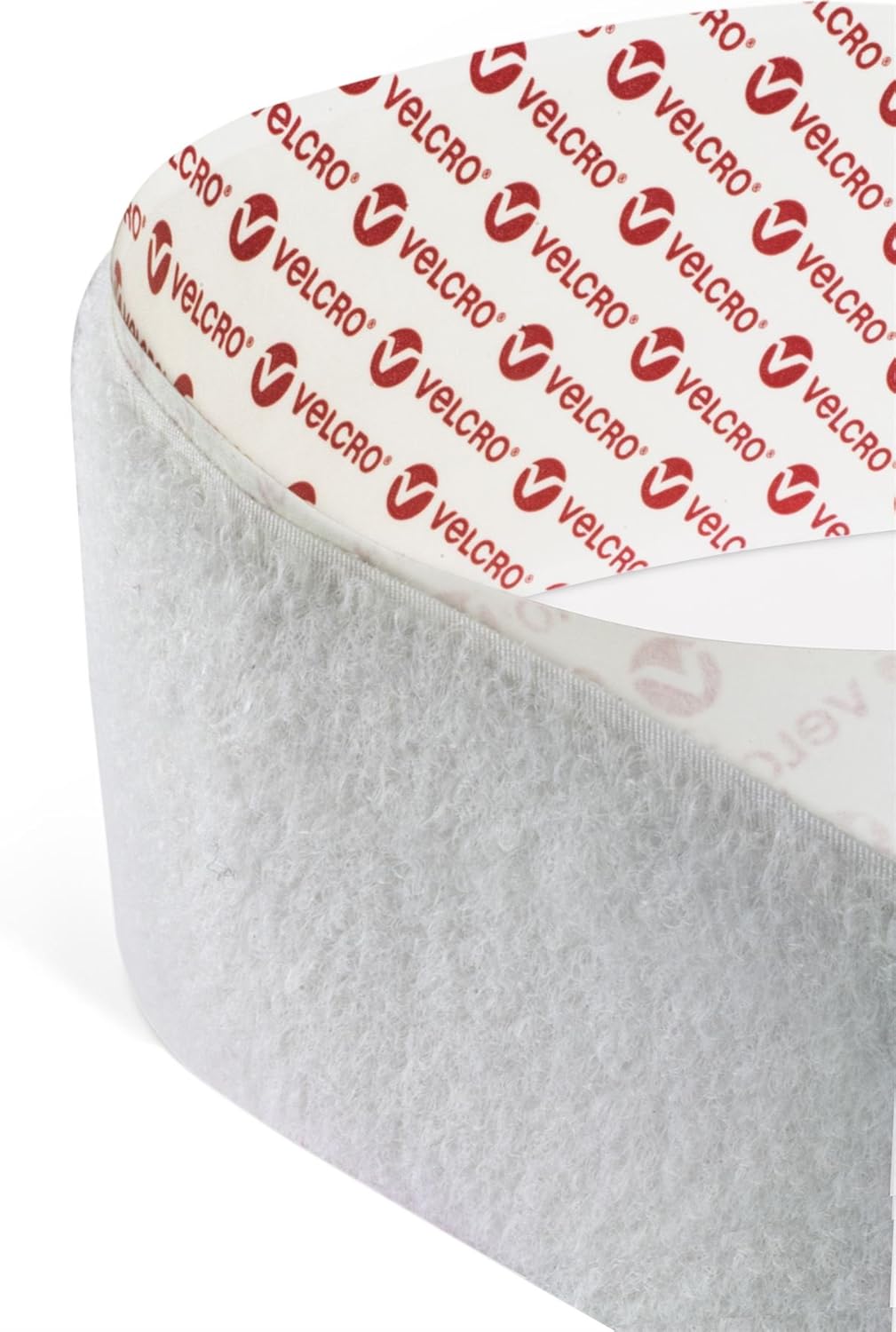 White 50mm Velcro® Brand Self Adhesive Velcro Tape Hook and Loop Sticky Fastener PS14 (1m Hook+1m Loop), 5cm