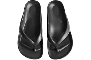 GETOEU Arch Support Flip Flops for Women and Men Soft Cushioning EVA Thong Sandals with Thick Sole, Non-Slip Shower and Beach