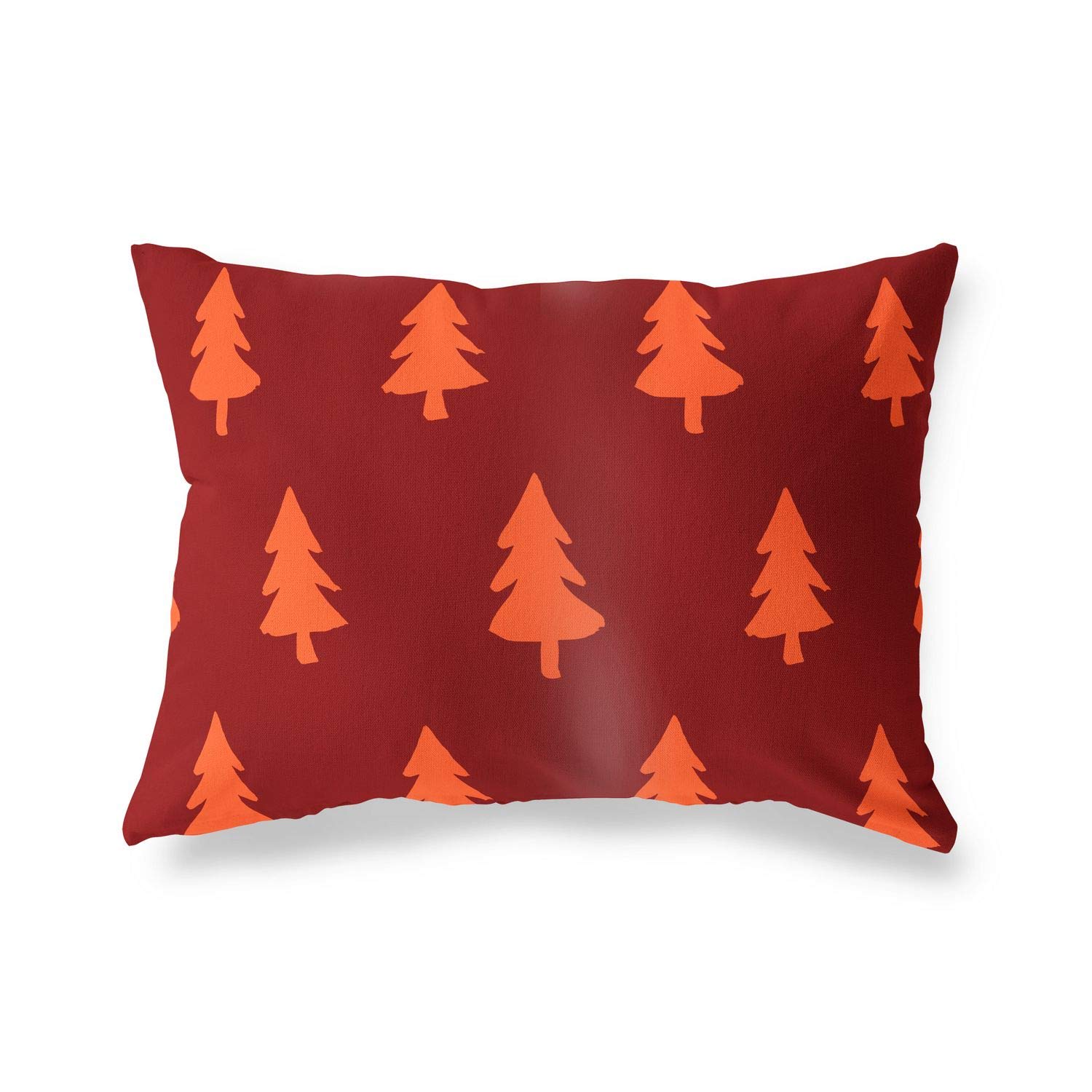 Bonamaison Decorative Cushion Cover Orange & Bordeux, Throw Pillow Covers, Home Decorative Pillowcases for Livingroom, Sofa, Bedroom, Size: 35x50 Cm - Designed and Manufactured in Turkey