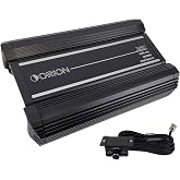 ORION XTR2500.1DZ XTR Monoblock Class D Amp, 2500W RMS | 1-Ohm Stable Amplifier, Low-Pass Crossover, Bass Boost Control, MOSFET Power Supply, Bass Knob Included, Made in Korea