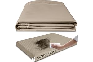 GUANGDEEN Dog Bed Covers with Zipper, Leather Waterproof Dogs Beds Liner Washable for Replacement Chew Proof Pet Bed Cover, Easy Clean Hair Resistant, Cover Only