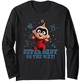The Incredibles Jack-Jack Super Baby on the Way Long Sleeve T-Shirt