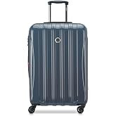 DELSEY Paris Helium Aero, 24 Inch Checked-Medium Luggage, Orion Blue | Checked-In Expandable Suitcase, Lightweight Hardside Polycarbonate, Four Spinner Wheels, TSA Lock