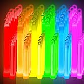 Naivees 48 Pack Ultra Glow Sticks Bulk Party Supplies,