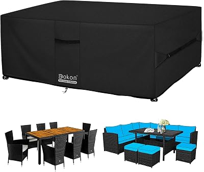 Dokon Garden Furniture Cover 420D Oxford Waterproof 210x110x74cm Cube