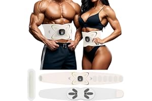 NENRENT Abs Sculptor, Ab Toning Belt with Heating Pad for Stomach Cellulite Removal Fat Burning, ab Toner Machine for Belly Exercise Smooth & Firming, Lower Back Massager for Pain Relief Women Men Unisex