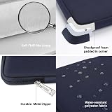 TECOOL 14 Inch Laptop Sleeve Case Protective with Handle Dark Blue view 6