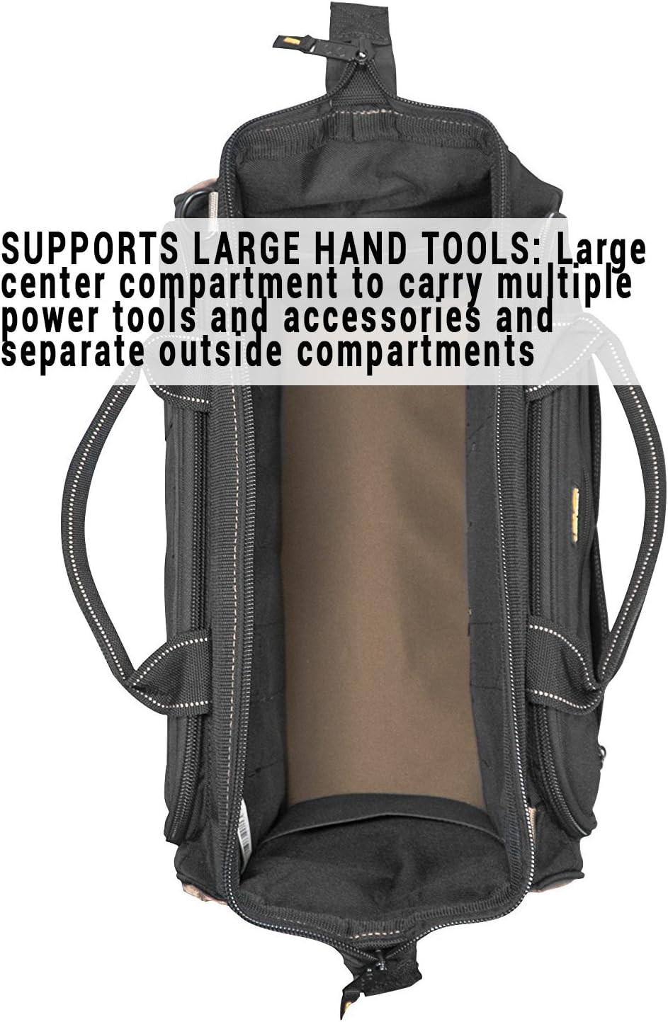 CLC Custom LeatherCraft 1539 Multi-Compartment 50 Pocket Tool Bag - Tool Bags - 