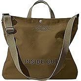 Ghsiuly Large Canvas Tote Bag for Women inside out Bag Crossbody Shoulder Bag with Adjustable Strap for Work Travel Shopping