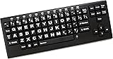 Large-Key Wireless VisionBoard Computer Keyboard
