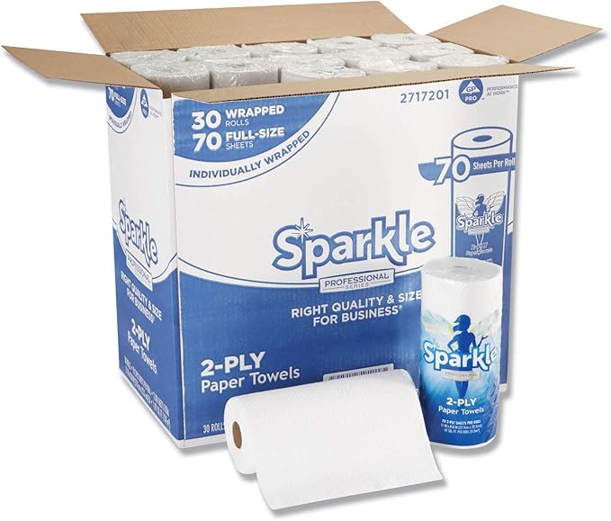 Premium Perforated Paper Towel 11 x 8 4/5 White 70/Roll 30