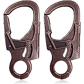 Ahiller Muscular Carabiner Hook,3.1" Alloy Thick Keychain Clip for Man, Outdoor Camping, Hiking Accessories, Key Ring