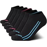 Nautica Womens Low Cut Socks - 6 Pack Breathable Cushioned Athletic Performance No Show Socks for Women (Sizes: 4-10)