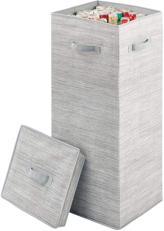 mDesign Aufbewahrungsbox für Geschenkpapierrollen – große Box mit
