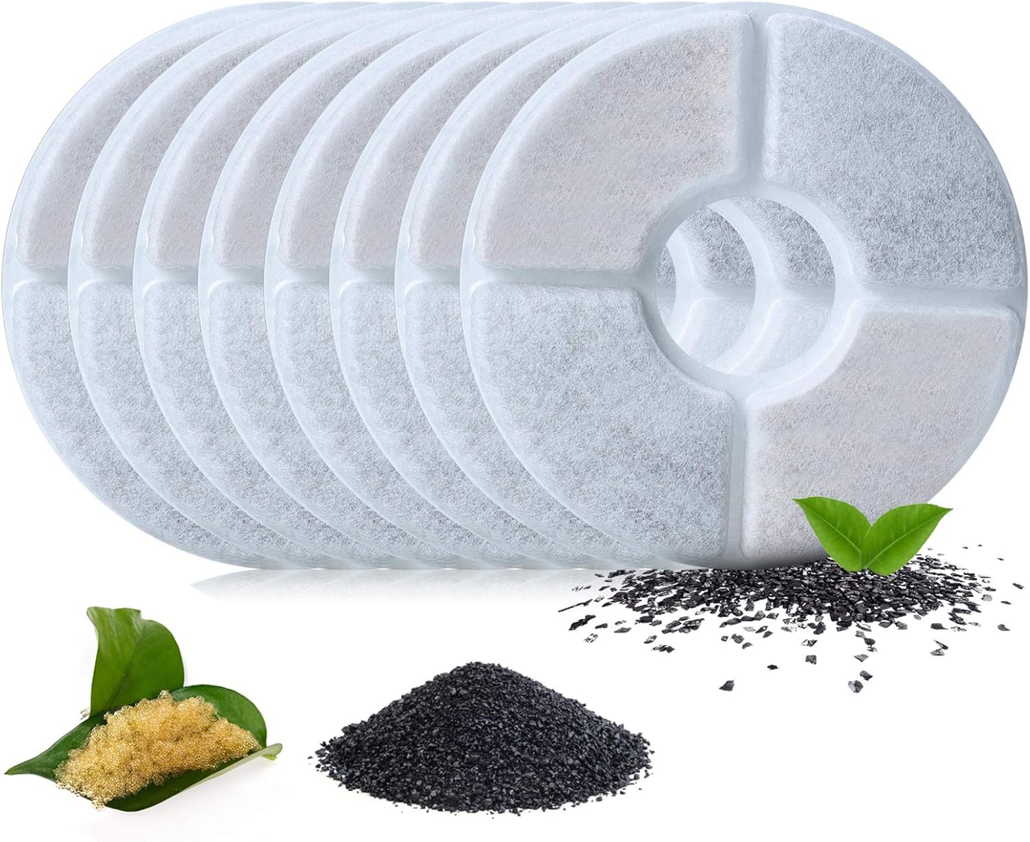 Pidsen Cat Water Fountain Filters, Pet Fountain Filter