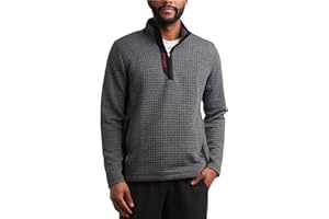 Spyder Men's Quarter Zip Sweatshirt - UPF 30+ Grid Fleece Active Performance Long Sleeve Pullover for Men (Sizes: S-XXL)