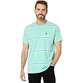 U.S. Polo Assn. Mens Short Sleeve Ombre Stripe Yarn Dye Jersey Tee Shirt