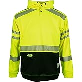 Arborwear Men's 820740 Tech Double Thick Hooded Pullover Sweatshirt HVSA Class 3