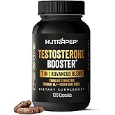 Testosterone Booster Supplement for Men - Natural Energy Enhancement Growth Builder Performance Enhancer - Muscle Building Gym Workout Sports Nutrition & Libido Enhancing Fast Acting Pills for Male