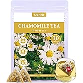 Chamomile Tea Bags - Pure Natural Chamomile Flowers Herbal Tea - Caffeine Free &amp; Non-GMO,2g/Bag,30 Count