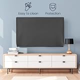 kwmobile Indoor 65-Inch TV Cover Dust Screen Protector Grey view 2