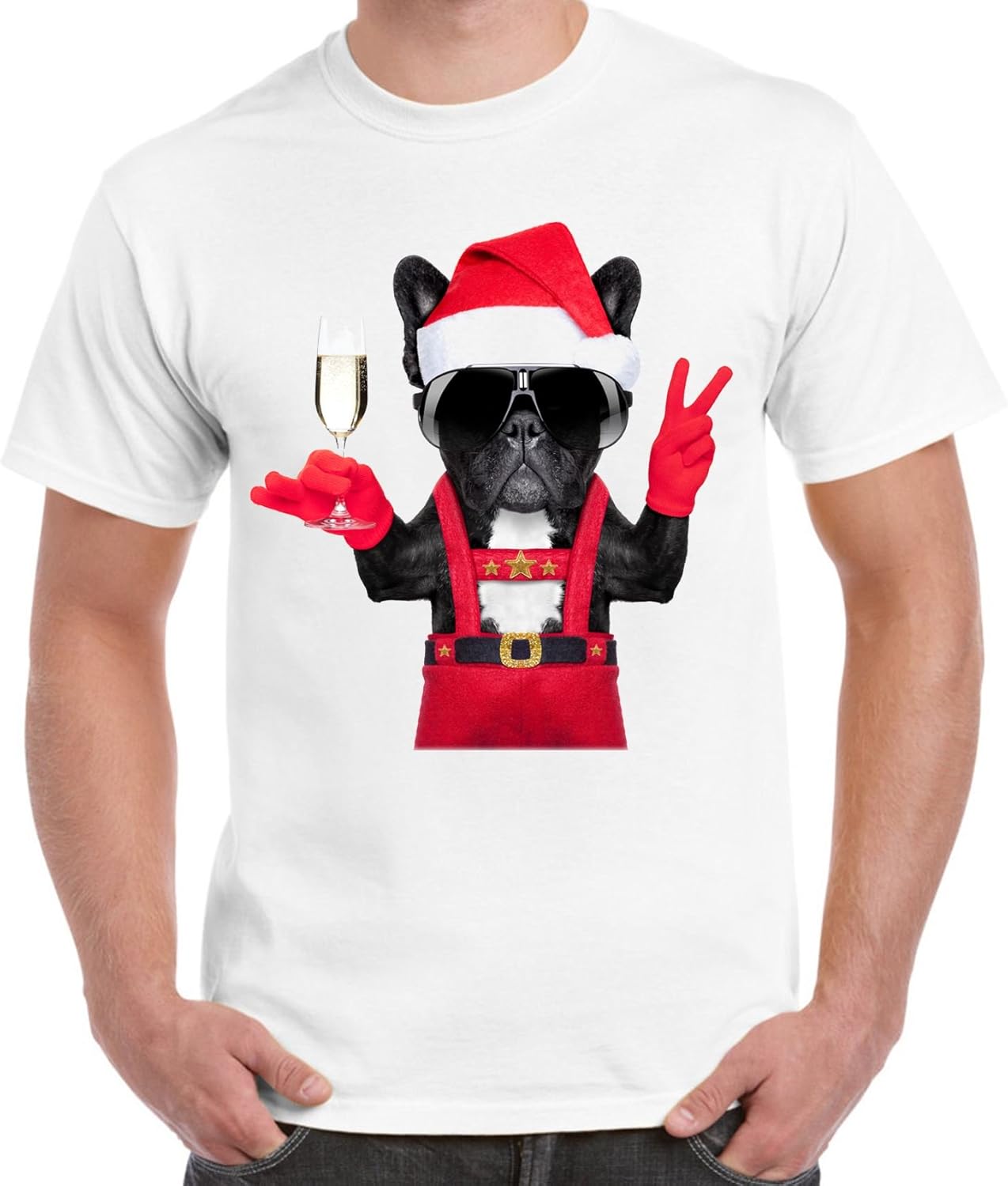 santa bulldog
