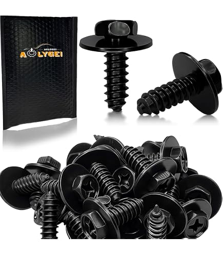 30-Pack Toyota Fender Liner Screws & Retainers | 90159-60477 / 90159-60496 | Push-Type Fasteners
