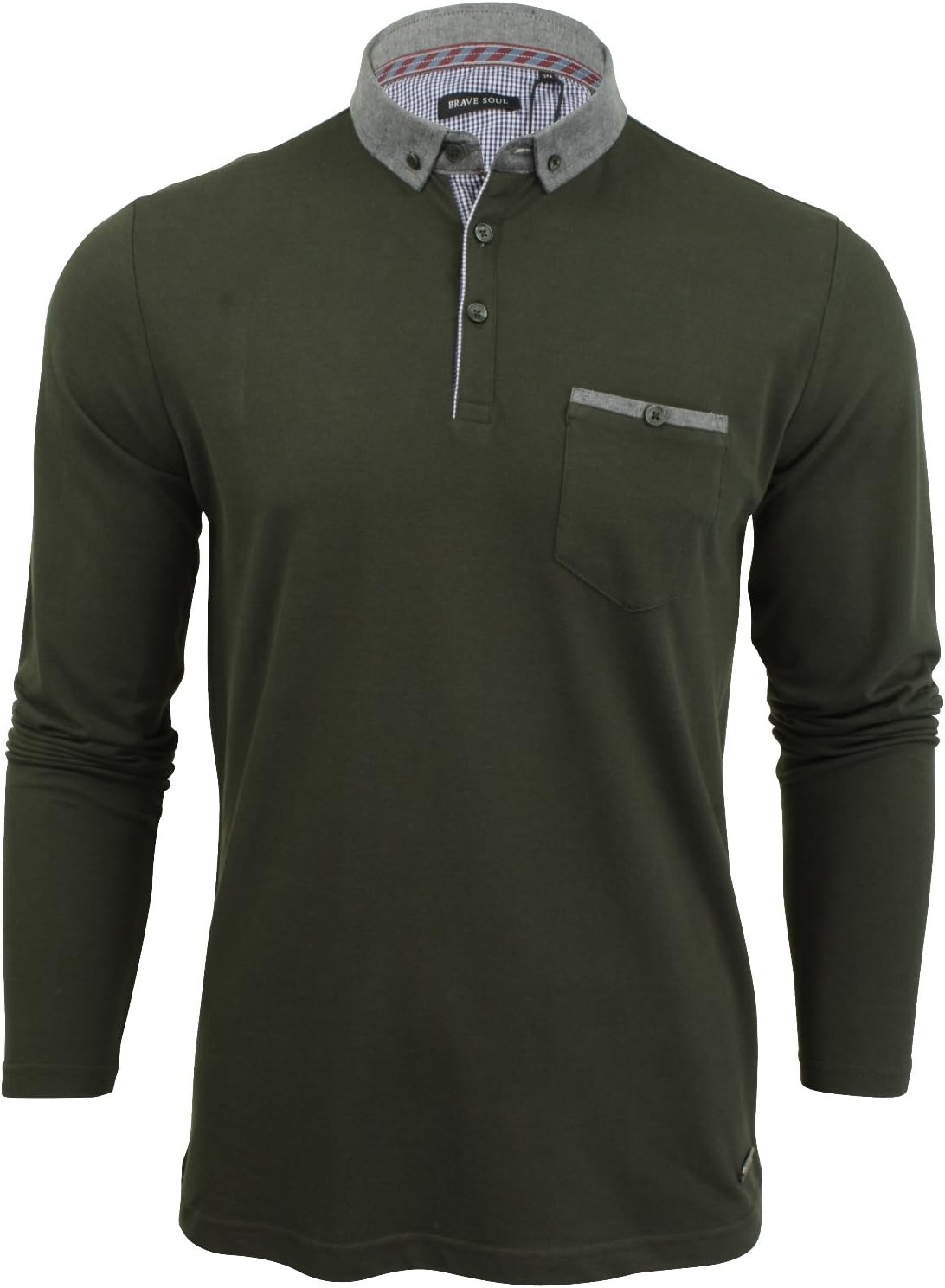 Mens Long Sleeve Polo Shirt