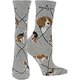 WHD Beagle Crew Socks for Women & Men | Gift for Dog Lovers, Cute Pet Socks