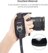 SMALLRIG Camera Hand Strap PAC2456 for Cage/Handle, 12mm Wide, Adjustable view 4