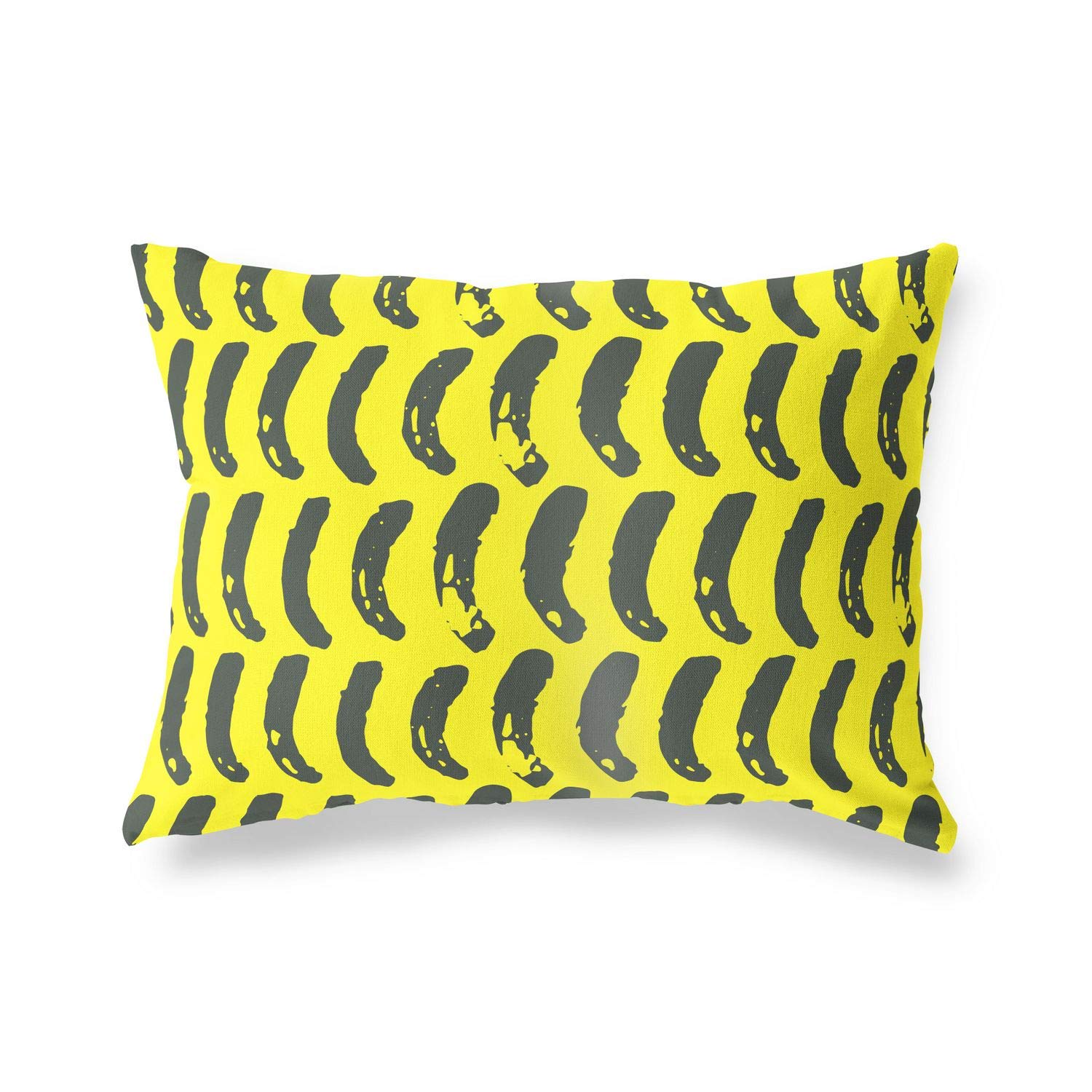 BonaMaison Decorative Cushion Cover, Neon Yellow-Fume Throw Pillow Covers, Home Decorative Pillowcases for Livingroom, Sofa, Bedroom, Size: 45X60 Cm - Designed and Manufactured in Turkey