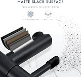 Wasserrhythm Basin Pillar Taps Pair Black Monobloc Twin 1/4 Turn 2PCs view 4