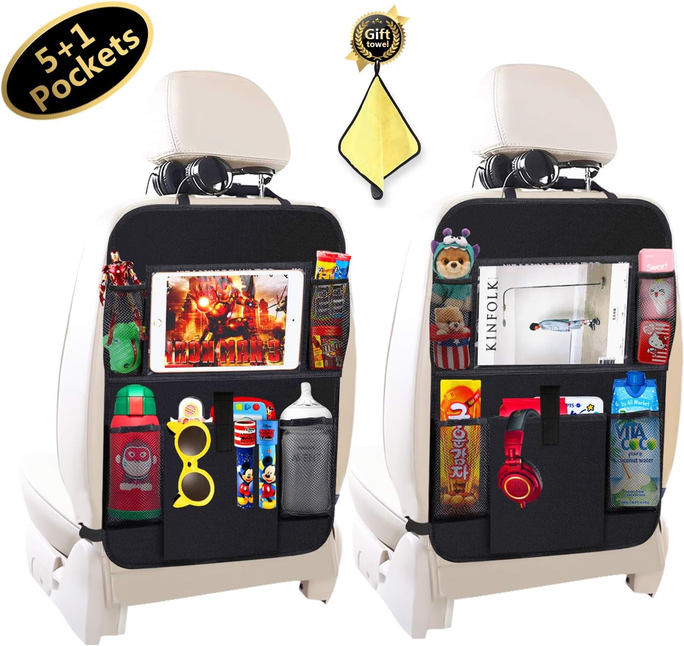 Best car seat pocket storage organizer