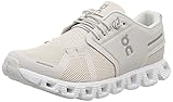 On Women's Cloud 5 Sneakers, Pearl/White, 9.5