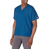 Cherokee Scrubs for Women and Men Unisex V-Neck Tunic Nursing Scrub Top with Chest Pocket, Tuckable Durable Fabric – 4777