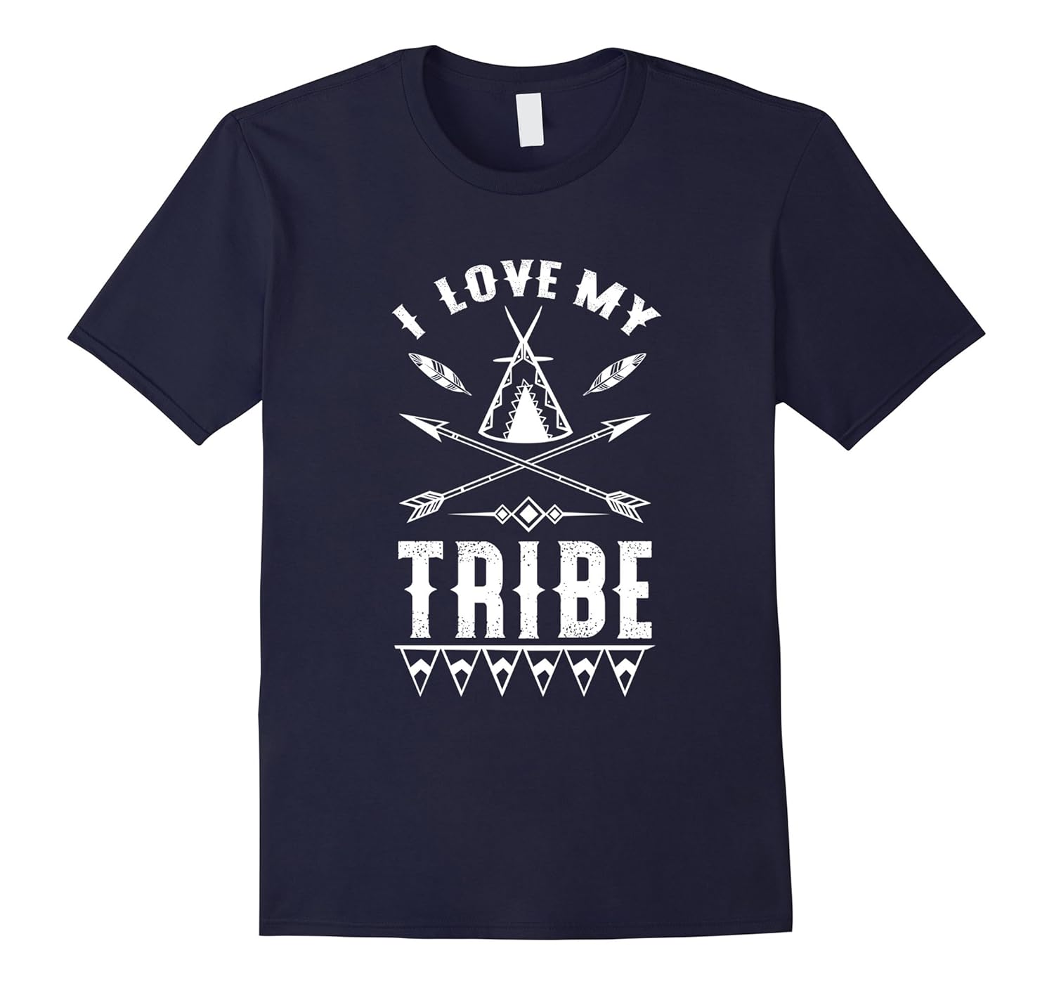 I Love My Tribe T-Shirt Moms Funny Family Shirt-ANZ