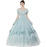 daizbella Medieval Renaissance Dress 18th Century Victorian Ball Gown Dress Halloween Costume
