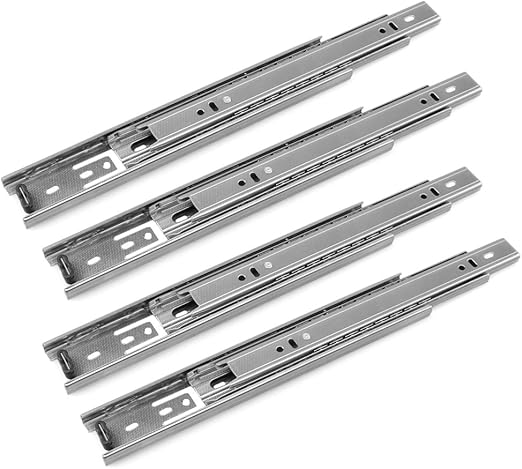 Urbest 1 Pairs 9 Full Extension Ball Bearing Telescopic Drawer
