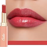 Oulac Hydrating Lipstick Red Moisturising Lipstick Shine Vegan Cruelty Free 01
