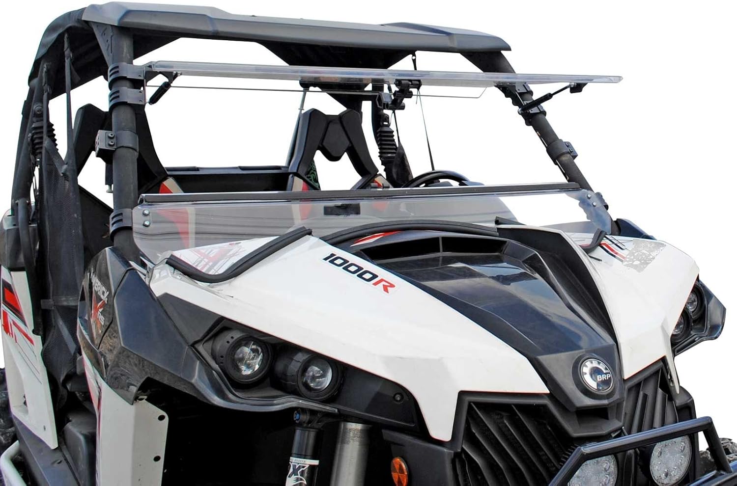 photo 2015 Can Am Maverick 1000R Turbo Parts superatv scratch resistant 3 in 1 flip windshield for 2013 2018 can am maverick 1000 max turbo usa made 1 4 thick polycarbonate 250x stronger