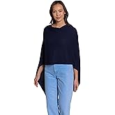 CLAUDIA NICHOLE by Alashan 100% Cashmere Luxe Dress Topper Poncho - Lightweight, Soft, Cozy & Versatile - Great Gift Item