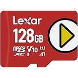 Lexar PLAY 128GB microSDXC UHS-I Memory Card, C10, U1, V10, A1, Full-HD Video, Up To 150MB/s Read, Compatible w/ Nintendo Swi